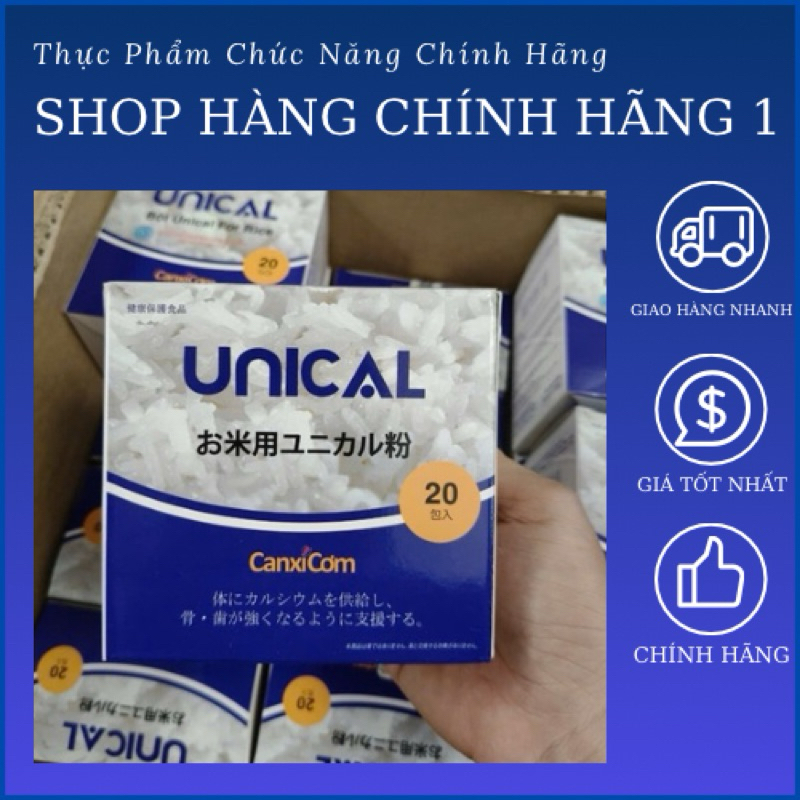 Chính hãng - Canxi Cơm Unical Nhật Bản Bổ Sung Canxi Hữu Cơ