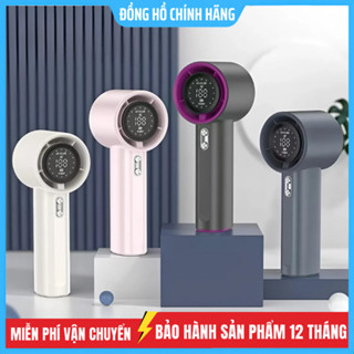Quạt cầm tay M2 mini  5 cấp độ gió sạc pin tiện dụng, dung lượng pin 5000mAh đèn led báo pin