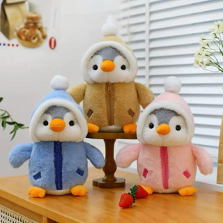 Gấu Bông Chim Cánh Cụt Mặc Áo Siêu Dễ Thương Cho Bé Yêu Size 25cm