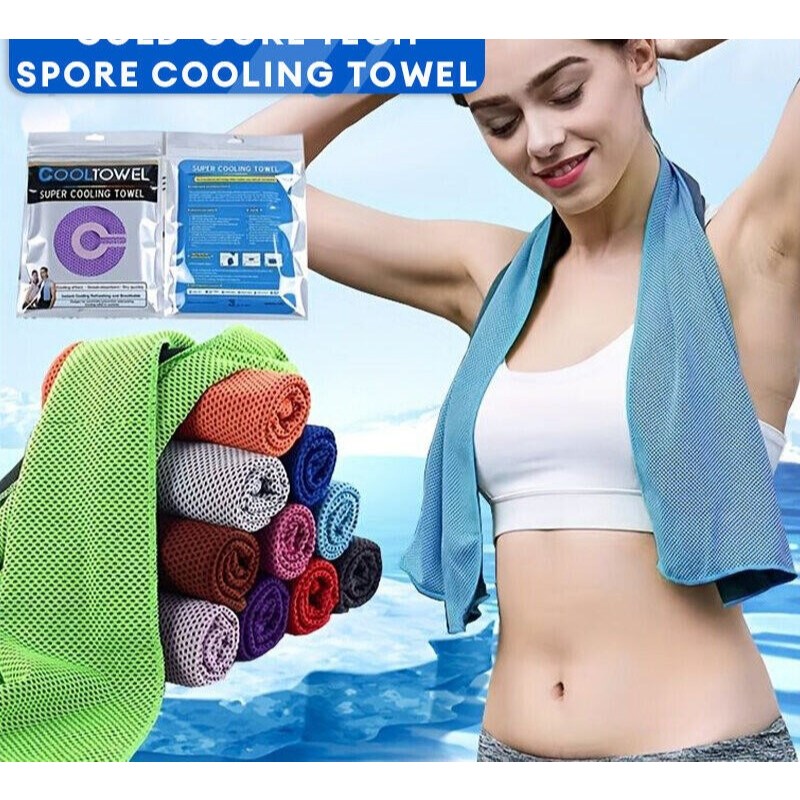 Khăn lạnh thể thao đa năng Thấm hút mồ hôi Tập Gym Vận động thể thao Cooling towel