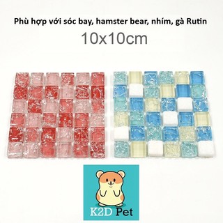 P115 Tấm làm mát - đá tản nhiệt cho Hamster, sóc, nhím, gà Rutin, Guinea Pig (bọ ú, chuột lang), thỏ, chinchilla