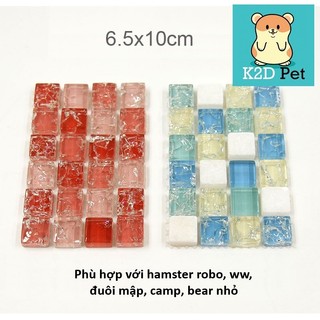 P115 Tấm làm mát - đá tản nhiệt cho Hamster, sóc, nhím, gà Rutin, Guinea Pig (bọ ú, chuột lang), thỏ, chinchilla