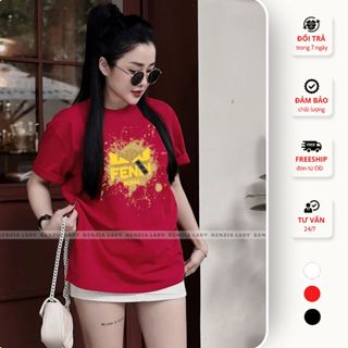 Áo Thun Nữ Form Chuẩn Kenzia Lady - Áo Phông Cổ Tròn Basic Cotton 100% Form Hàn Quốc - KA5499