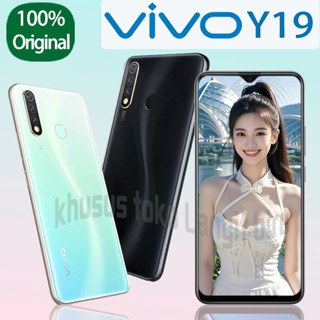 (Shopee Mall) Điện thoại Vivo Y19 8GB/256GB nguyên zin đẹp keng kèm cường lực, ốp lưng BH 12 tháng