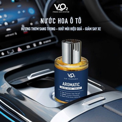 Nước Hoa Ô Tô VO2 Premium Car Fragrance Với Tông Mùi Sang Trọng, Lưu Hương Lâu Dài