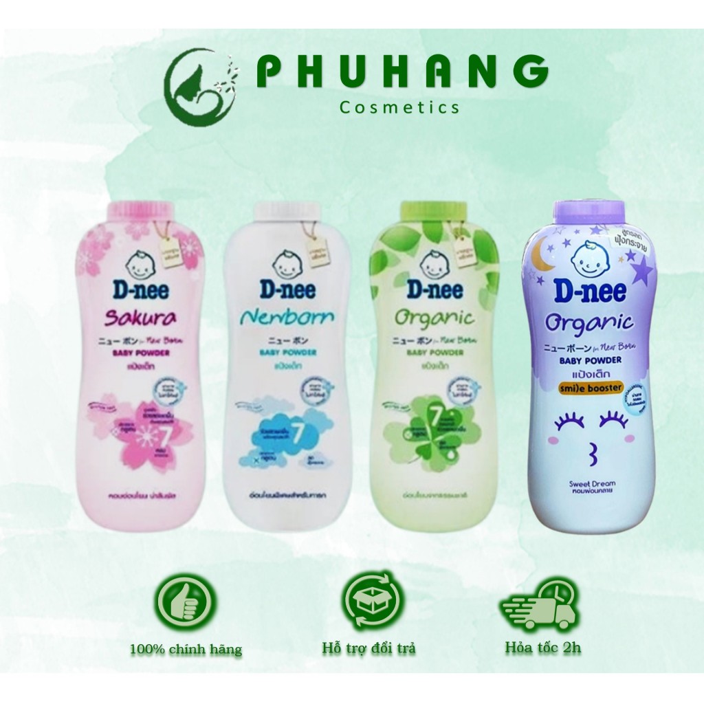 Phấn Thơm Em Bé DNEE THÁI LAN Đủ Màu
