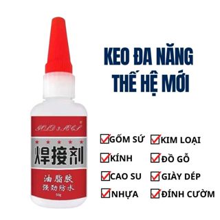 Keo dán Siêu Dính đa năng, keo dán vải, keo dán mica, keo dán đá, keo siêu dính tiện dụng