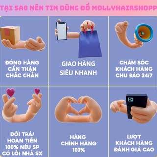 Combo 10 Cây Bông Xe Ráy Tai MOLLYHAIR