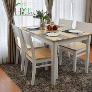 Bộ bàn ăn Kurumi tự nhiên giá rẻ (Freeship 1 số kv nt HCM cũ, Dĩ An, Biên Hoà)