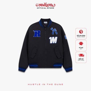 CAMEL CLUB | Áo khoác BOMBER Pilot chần bông nam nữ oversize logo thêu nổi bật chính hãng