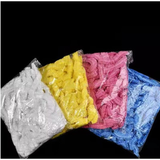 Combo 10 mũ trùm tóc- Mũ Trùm Tóc, Ủ Tóc Nhà Tắm Nilon Dùng 1 Lần- Mũ Trùm Tóc Làm Hóa Chất- Mũ ủ tóc