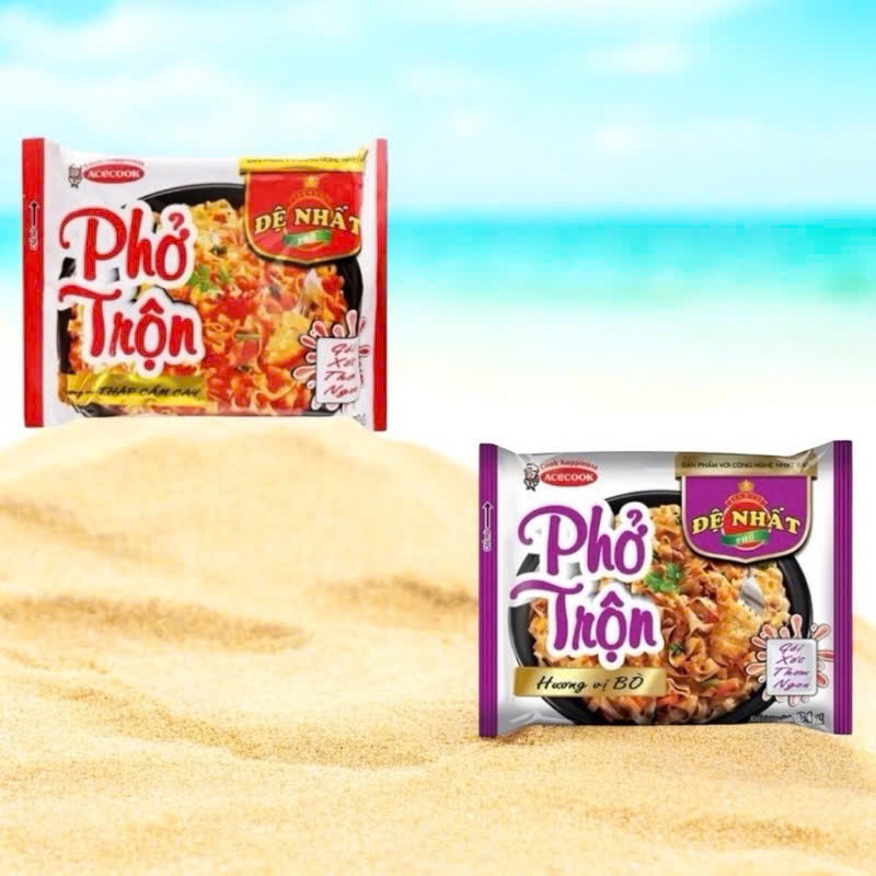 [ 4 Gói ] Phở Trộn Đệ Nhất Acecook Thập Cẩm Cay | Phở Bò Trộn 82g