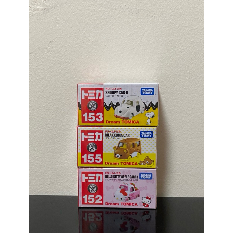 Xe Mô Hình Dream Tomica (new) Pokémon, Kitty, Snoopy, Minion