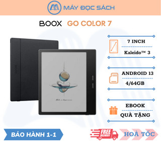 Máy đọc sách Boox Go Color 7 | 7inch E Ink KaleidoTM 3 | 64GB | Android 13