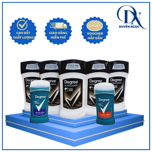 Lăn Sáp Khử Mùi Nam Degree Men Cool Rush - Ultraclean 76g Chính Hãng Mỹ