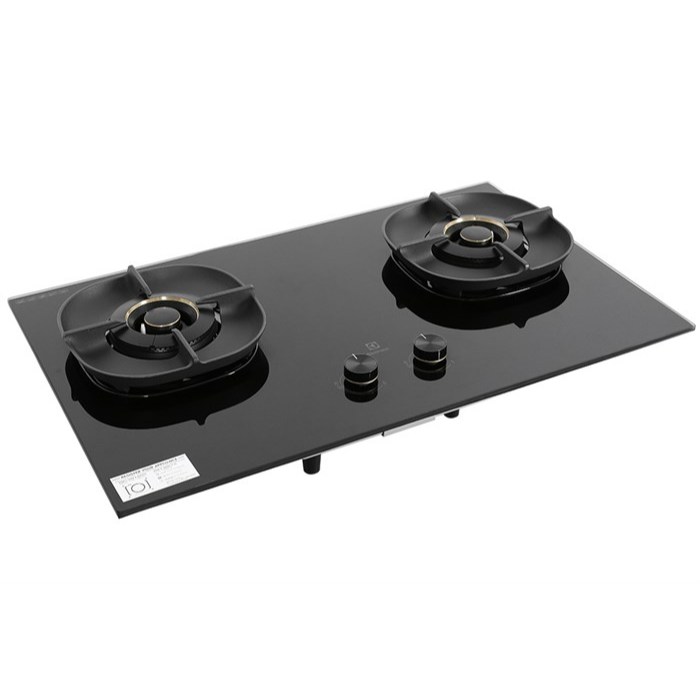 [CHÍNH HÃNG]  Bếp Gas Âm 2 Vùng Nấu Electrolux EHG8250BC - Kính Cường Lực - Ngang 80cm - Công Suất 5