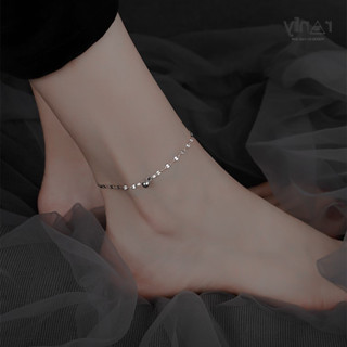 🍑RY🍑Lắc Chân Đính Quả Cầu May Mắn Đơn Giản Quyến Rũ Phong Cách Hàn Quốc Dành Cho Nữ