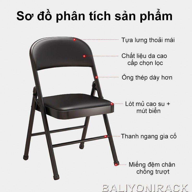 Bali Ghế Gấp Văn Phòng Hội Nghị Đa Năng Gọn Nhẹ Tiện Lợi Nhiều Màu Ghế Gaming Đẹp Mắt | BigBuy360 - bigbuy360.vn