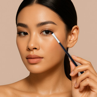 Cọ Tán Mí Dưới MORPHE M508 – Đầu Nhỏ, Lông Mềm, Tán Mắt Dưới Tự Nhiên