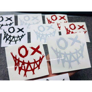 [ 1 MIẾNG ] TEM DECAL MẶT CƯỜI PHẢN QUANG ( LỘT ĐƯỢC ) DÁN TRANG TRÍ XE