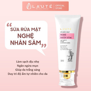   Laute  Sữa rửa mặt nghệ nhân sâm sáng da mờ thâm mềm mịn La’ute Vietnam 