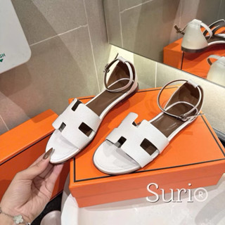 Dép Sandal nữ hàng QC da mềm fullbox form xinh  - Dép quai hậu nữ sang chảnh