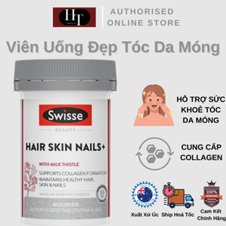 Swisse Beauty Hair Skin Nails+ - Viên Uống Đẹp Tóc Da Móng - 60/100 Viên