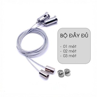 Bộ Cáp Lụa Treo Đèn Thả Văn Phòng Dài 1M / 2M / 3M | Đèn Toàn Lợi