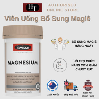 Swisse Ultiboost Magnesium - Viên Uống Bổ Sung Magiê - 200 Viên