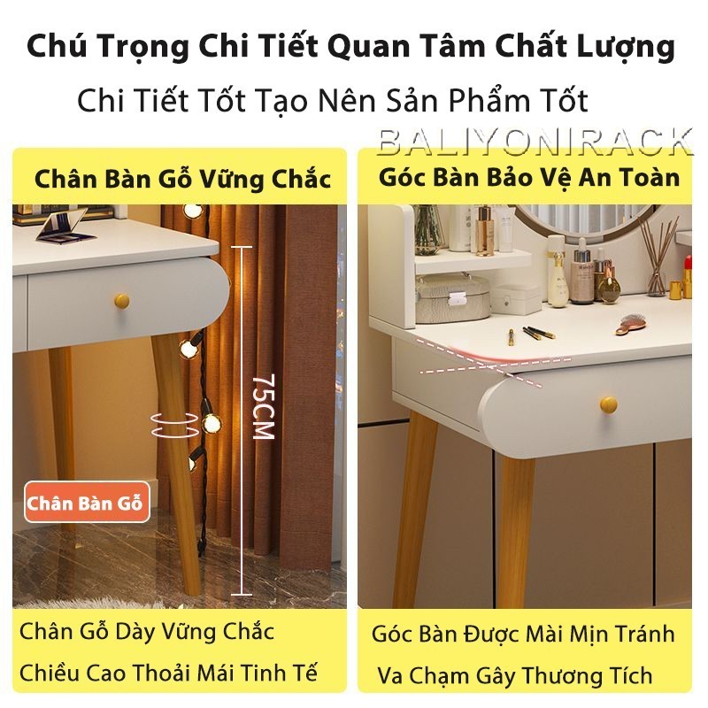 Bali Bàn Trang Điểm Phòng Ngủ Phong Cách Bắc Âu Bàn Trang Điểm Kèm Gương Led Đẹp Nhiều Mẫu Lựa Chọn | BigBuy360 - bigbuy360.vn