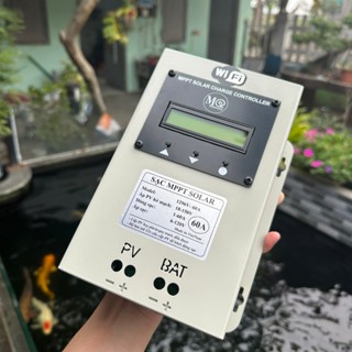 Sạc MPPT Mạnh Quân 60A Có Wifi  -  Bảo Hành 1 Năm - Sạc Năng lượng mặt trời 60A Sạc Từ Hệ 12vol tới 48vol.