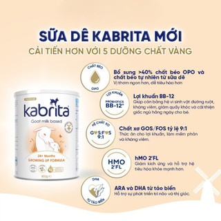 Combo 2 Lon Sữa dê Kabrita Số 3 800g (từ 2 tuổi)