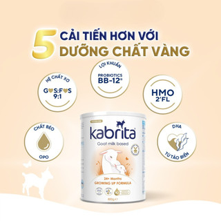 Combo 2 Lon Sữa dê Kabrita Số 3 800g (từ 2 tuổi)