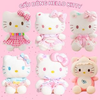  Gấu Bông Hello Kitty Nhật Bản Hàng Cao Cấp Chất Vải Miniso Co Dãn Tốt Làm Quà Tặng Cho Bé,Bạn Gái 