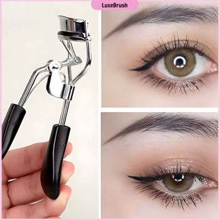 Kẹp Bấm Lông Mi  Hàng Mi Cong Dài Lâu, Inox Chống Gỉ Có Tay Cầm Chắc Chắn Màu Đen, Luxebrush