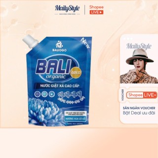 K69_ Nước Giặt Xả Cao Cấp Baliogo Bali Organic Gold Hương Hoa Cỏ Gỗ 3000ml