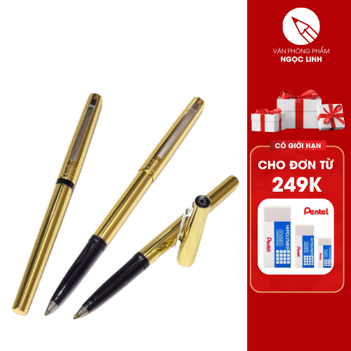 Bút Ký Pentel RS3G/S (Mạ Bạc / Mạ Vàng) 0.8mm [Hàng Chính Hãng]