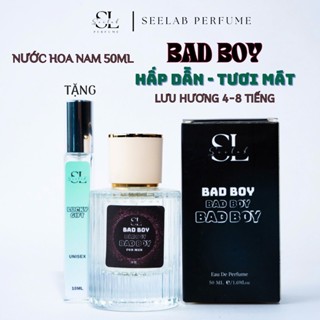   50ml nam  Nước hoa nam Bad Boy 50ml - Tặng 1c nước hoa Unisex 10ml Độc Quyền - Seelab 