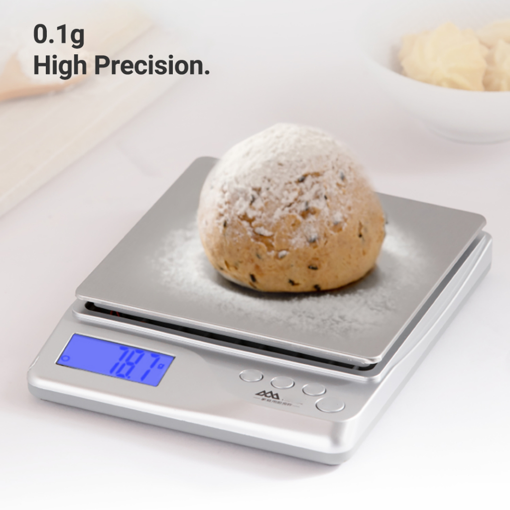 ‌Cân nhà bếp đa năng EHA28 Camry Trọng lượng 5kg Độ chính xác 0.1g Mặt cân inox không gỉ
