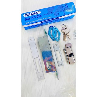 [Hỏa Tốc HCM] Khóa cửa lùa droll dùng cho cửa lùa 3x6 hoăc 4x8