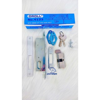 [Hỏa Tốc HCM] Khóa cửa lùa droll dùng cho cửa lùa 3x6 hoăc 4x8