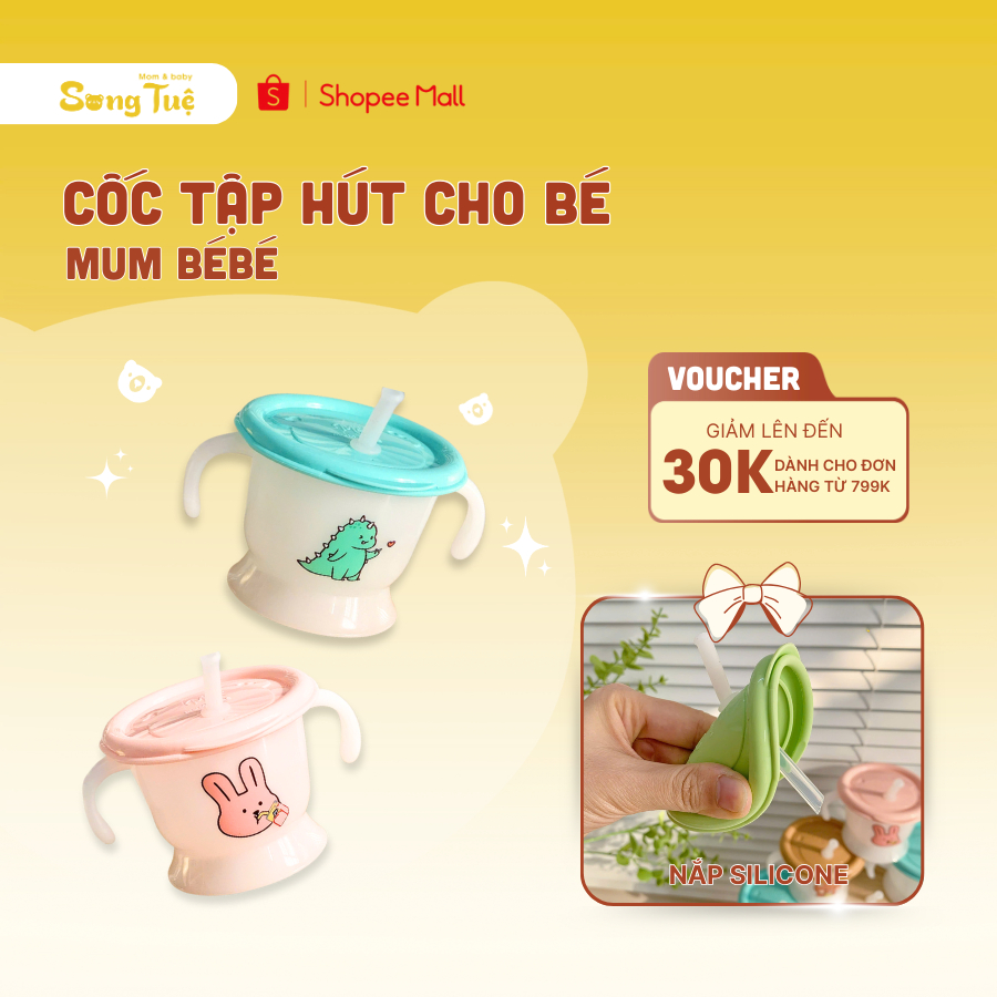 Cốc Tập Hút Mum BéBé Cho Bé Từ 6 Tháng Tuổi 160ml