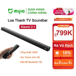  Loa thanh Soundbar TV Xiaomi 2.1 Âm thanh vòm 3D công suất 120W cho phim nhạc chơi game - Chính hãng Xiaomi Việt Nam 