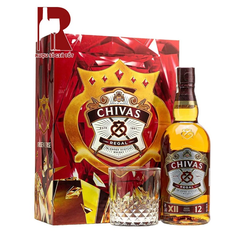 [RƯỢU NGOẠI - WHISKY] Chivas 12 Năm hộp quà Tết 2026