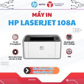 Máy In HP Laser 108A (4ZB80A) Máy in dành cho Gia đình