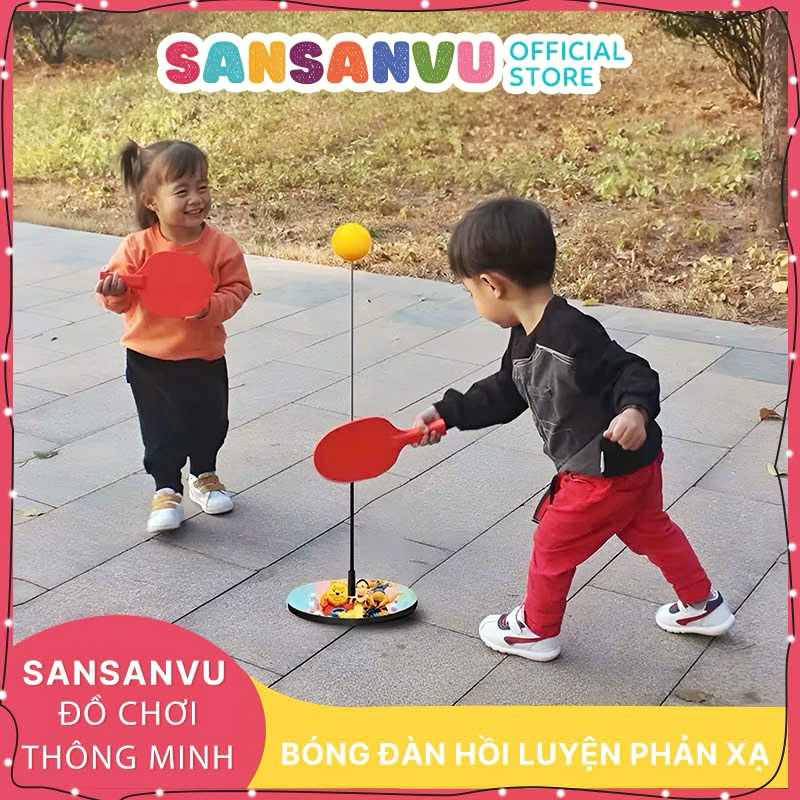 Đồ chơi đánh bóng bàn đứng giúp phát triển khả năng phản xạ cho bé