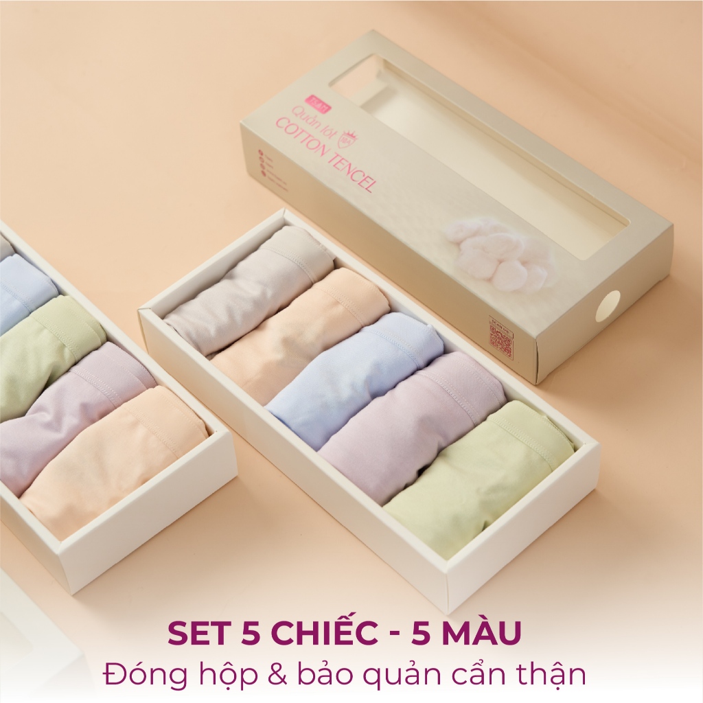Quần lót nữ TSAM TENCEL 10A Cotton tencel thiên nhiên, thoáng khí, co giãn, kháng khuẩn 10A | BigBuy360 - bigbuy360.vn