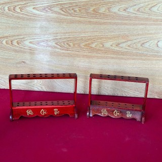 Đũa gỗ thờ / đế cắm đũa gỗ thờ cúng, đũa decor bàn thờ, bộ đũa thờ trưng bày bàn thờ