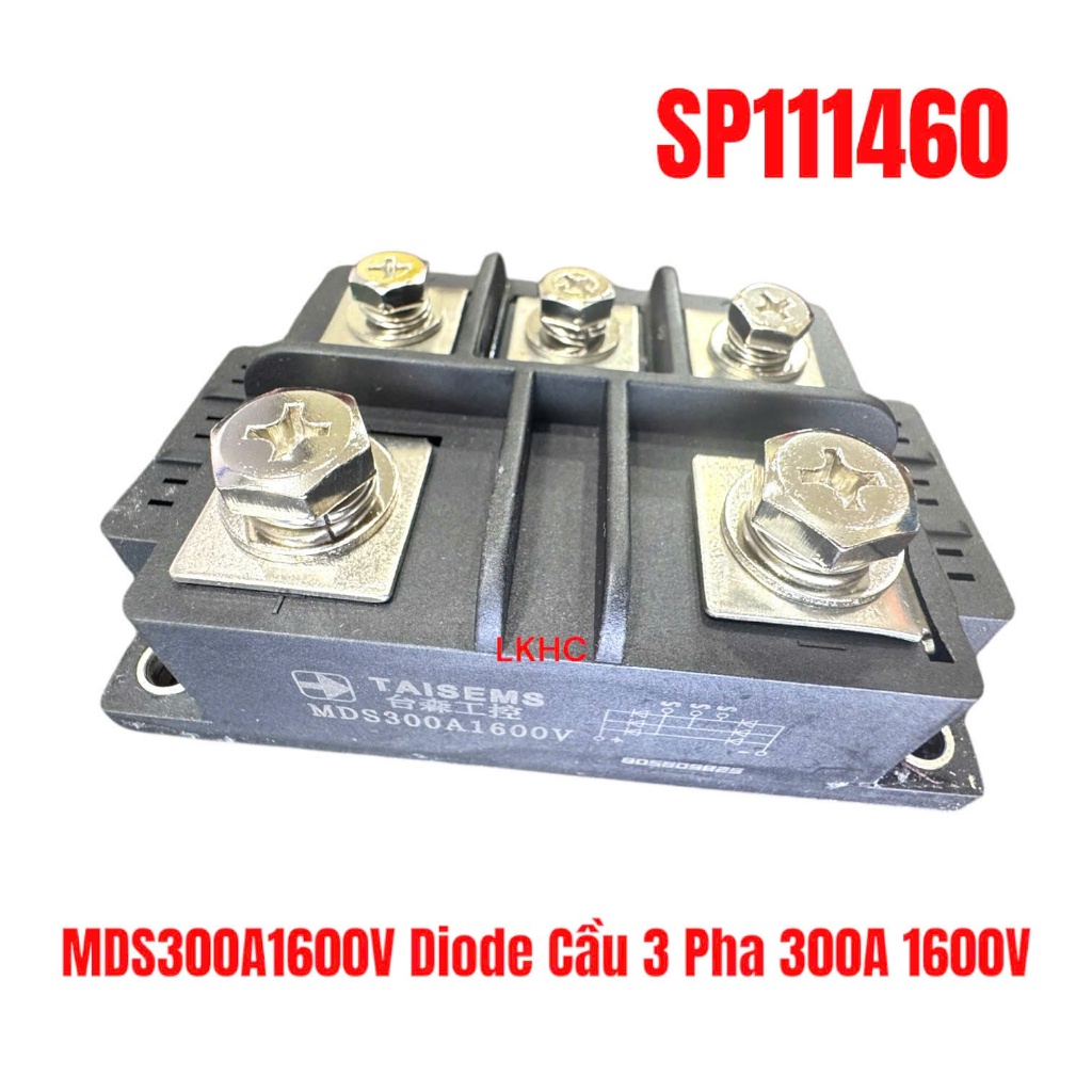 MDS300A1600V Diode Cầu 3 Pha 300A 1600V