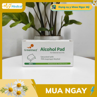 Gạc tẩm cồn GreetMed (Alcohol Pads)